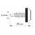 Vijaki Farmer GTF02P Panhead 4,8x20mm RAL 9007