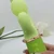 SuperLove Inflatable G-Spot Rabbit Vibrator Lime