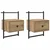 Noćni ormar s ladicama 2 pcs Umjetnički hrast 35 x 30 x 51 cm