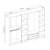 Hanah Home Ormar Kale - 4976