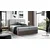 Boxspring postelja Wood 2 - 120x200 cm - temni hrast