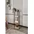HANAH HOME Polica za knjige Bookcase 4 Floors Round Hrast