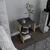 Hanah Home Carter Noćni stočić, 29.6x29.6x49.4cm, Antracit-hrast
