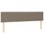 Vidaxl Box spring postelja z vzmetnico taupe 160x200 cm blago
