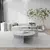 Hanah Home Podium Sto za dnevnu sobu, Bela