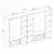 Hanah home Ormar Kale Plus 315x210x52cm Sivi