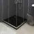 Četvrtasta tuš-kada ABS crna 90 x 90 cm