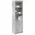 Visoka komoda siva betona 50x35x180 cm od konstruiranog drva
