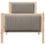Vidaxl Kovinska posteljna konstrukcija Rjava in taupe 75 x 190 cm