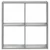 Regal za knjige boja hrasta 68,5x32x68,5 cm konstruirano drvo