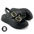 Mona Shoes Ženske sandale, Soft uložak, Kožne, Crne