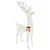Reindeer vuče saonice šareni 70 x 26 x 129 cm Akril