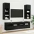 TV zidni ormar Crni hrast 40 x 30 x 40 cm Konstruirano drvo