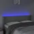 LED uzglavlje svjetlosivo 147x16x78/88 cm baršunasto