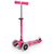 Micro MINI DELUX PLUS 3u1 Dečiji trotinet, LED, Roze