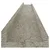 Zidne police 2 kom siva boja betona 115 x 9 x 3 cm