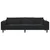 Sofa Crna 250 x 77 x 76 cm Baršun