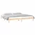 vidaXL LED posteljni okvir 160x200 cm trden les