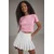 Trendyol Milla Ženska majica TWOSS24TS00248, Roze