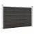 Vrtna ograda WPC 180 x 105 cm siva
