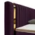 Boxspring Krevet Minola Gold 180/200 cm , šljiva