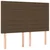 Vidaxl Box spring postelja z vzmetnico temno rjava 140x200 cm blago
