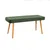 Hanah Home Set Trpezarijski sto i 2 klupe Costa 1070, Zeleni