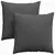 Jastučići za sofu 2 pcs Tamno siva 80 x 80 cm Kordura tekstil
