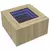 Stolić za kavu LED boja hrasta 60x60x40 cm konstruirano drvo
