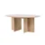 Venture Design Jedilna miza Strada 120x120x74 cm beljen les
