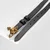 Vivienne Westwood SMALL ORB BUCKLE BELT Črna