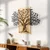 Arbre de Vie-1 NaturalBlack Decorative Wooden Wall Accessory