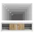 Hanah Home TV komoda Aydos, 180x45x35 cm, Hrast-bela