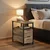 Songmics Stranska mizica 60x35x61 cm rjava