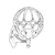 Opviq Spoljna zidna lampa BAP-68081-BSY-M2, IP65, E27, 34 cm, Crna