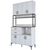 Hanah Home Komoda JE180 3403, 120x218.6x40 cm, Bela