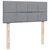 Vidaxl Box spring postelja z vzmetnico svetlo siva 120x200 cm blago