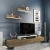 Hanah home TV Komoda Lusi Belo-Smeđa