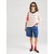 LEVIS  Pulover Petal rdeča/volneno bela