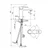 Baterija za lavabo 230101G