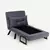 Atelier del Sofa Fotelja na razvlačenje Sando Single, Siva