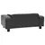 Sofa za pse tamnosiva 81 x 43 x 31 cm od pliša i umjetne kože