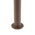 Lindby LED-ulična svetilka Soran, rjava, 60 cm, kovina, IP44 - Sodobni - rjava, bela