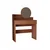 HANAH HOME Sto za šminkanje Harmony Mini Round Sepia
