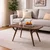 Hanah Home Sofya trpezarijski sto 126 × 75 × 75 cm, orah
