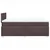 Vidaxl Box spring postelja z vzmetnico temno rjav 120x200 cm blago