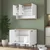 Hanah Home višenamenski ormarić JE271, 90,2 cm, beli / orah