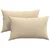 Jastučići za sofu 2 pcs Krema 50 x 30 cm tkanina