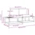 Set vanjskih sofa 2 kom. Prirodna
