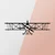 Wallity Zidna dekoracija Airplane, 70x23 cm, 1.2mm,, Crna